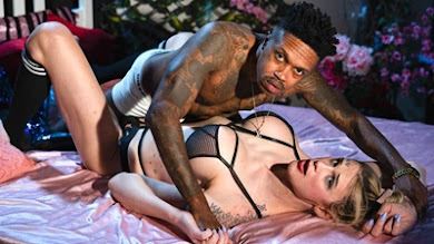 TransHappy: Blonde Trans Eats Big Chocolate Phallus – Aphrodite Adams